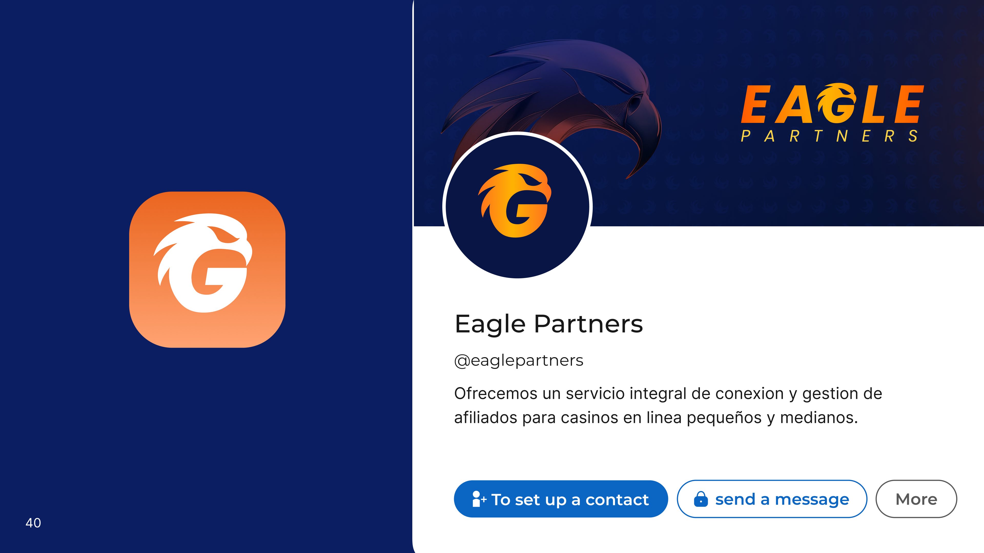 Aplicación: perfil social